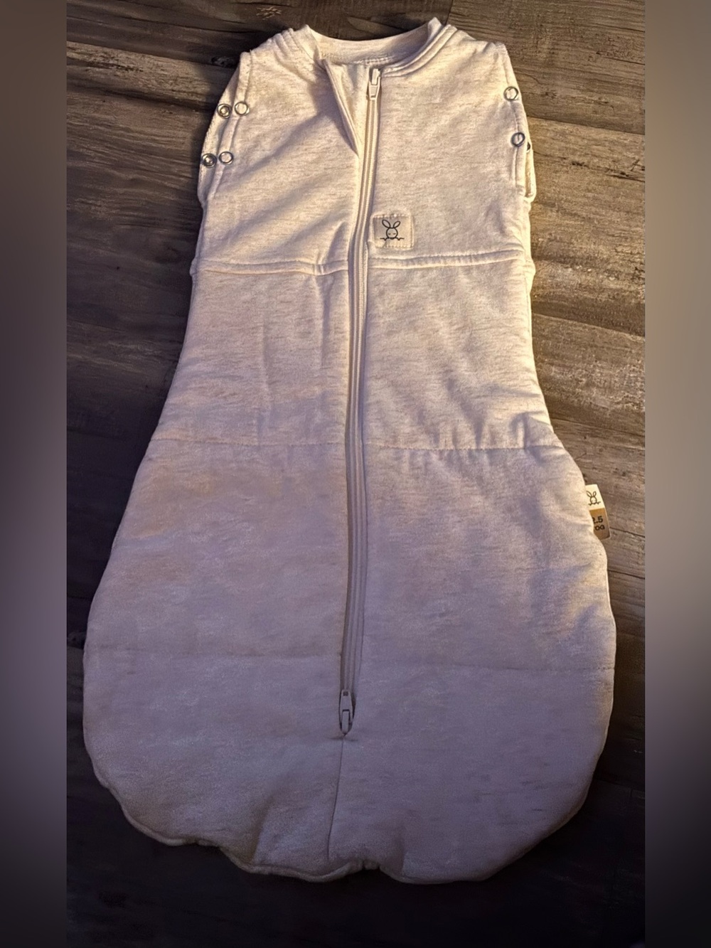 ErgoPouch NWOT 2.5 TOG Cocoon Swaddle Size 000 7-13 Ibs color Oatmeal